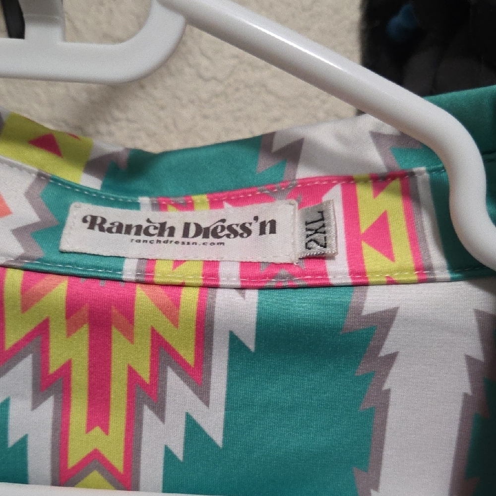 Ranch Dressn Performance Rodeo Shirt - Picture 2 of 2